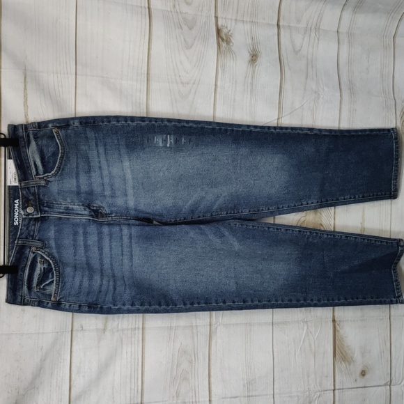 Sonoma Straight High Rise Vintage-Style Jeans, Size 8 - Picture 1 of 14